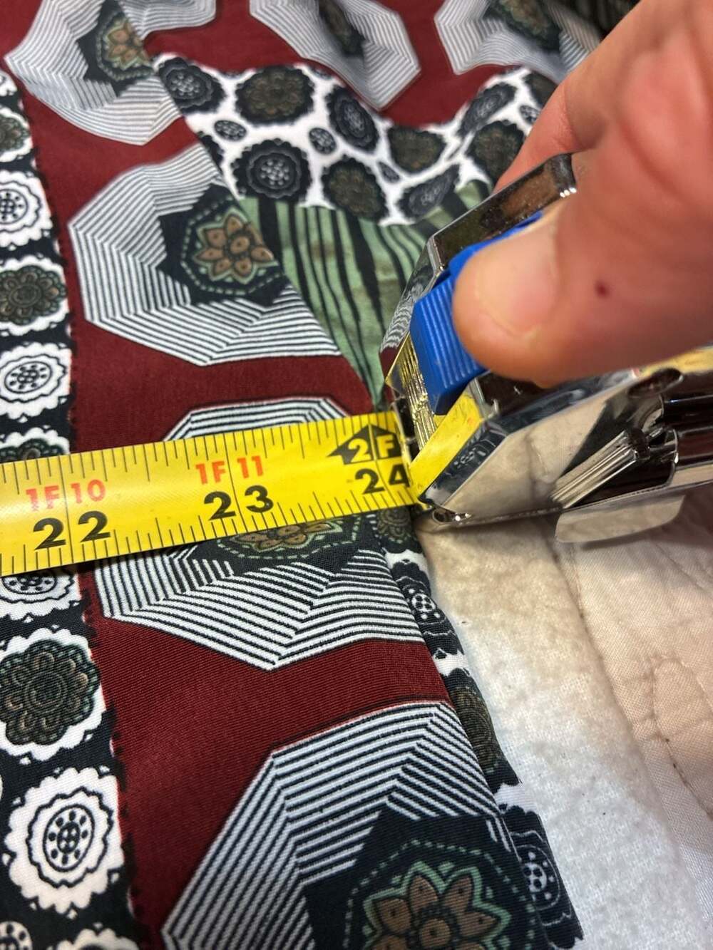 Panache New York Vintage Geometric Print Short Sleeve Button-Down Shirt - Picture 9 of 11